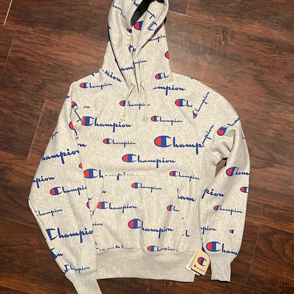 Brand new Champion hooded sweatshirt with tags - Picture 1 of 6